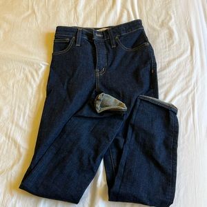 Madewell curvy high rise skinny jeans